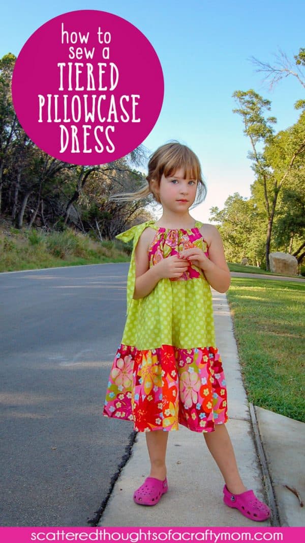 How to Sew a Tiered Pillowcase Dress (includes free bodice pattern) Scattered Thoughts of a