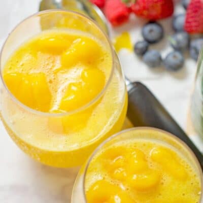 Mango Peach Moscato Cocktail