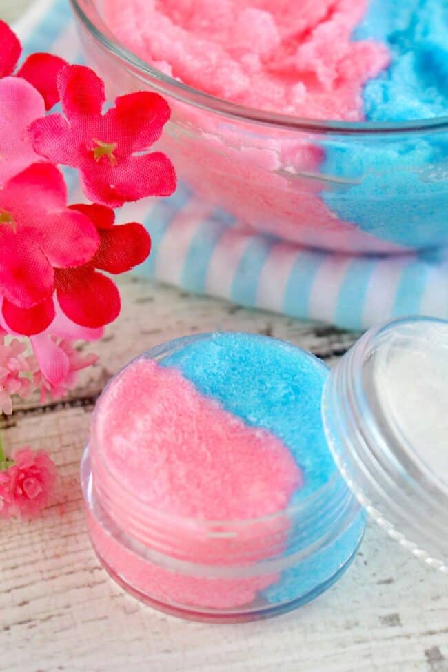DIY Cotton Candy Sugar Lip Scrub Scattered Thoughts of a Crafty Mom