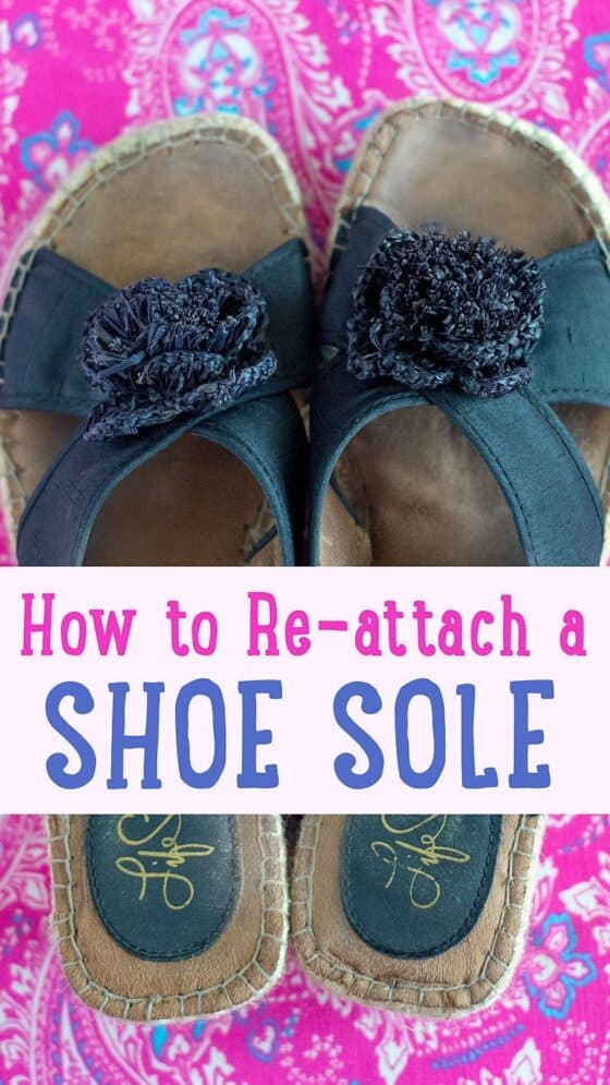 How to Reattach a Shoe Sole w/ Gorilla Super Glue Brush