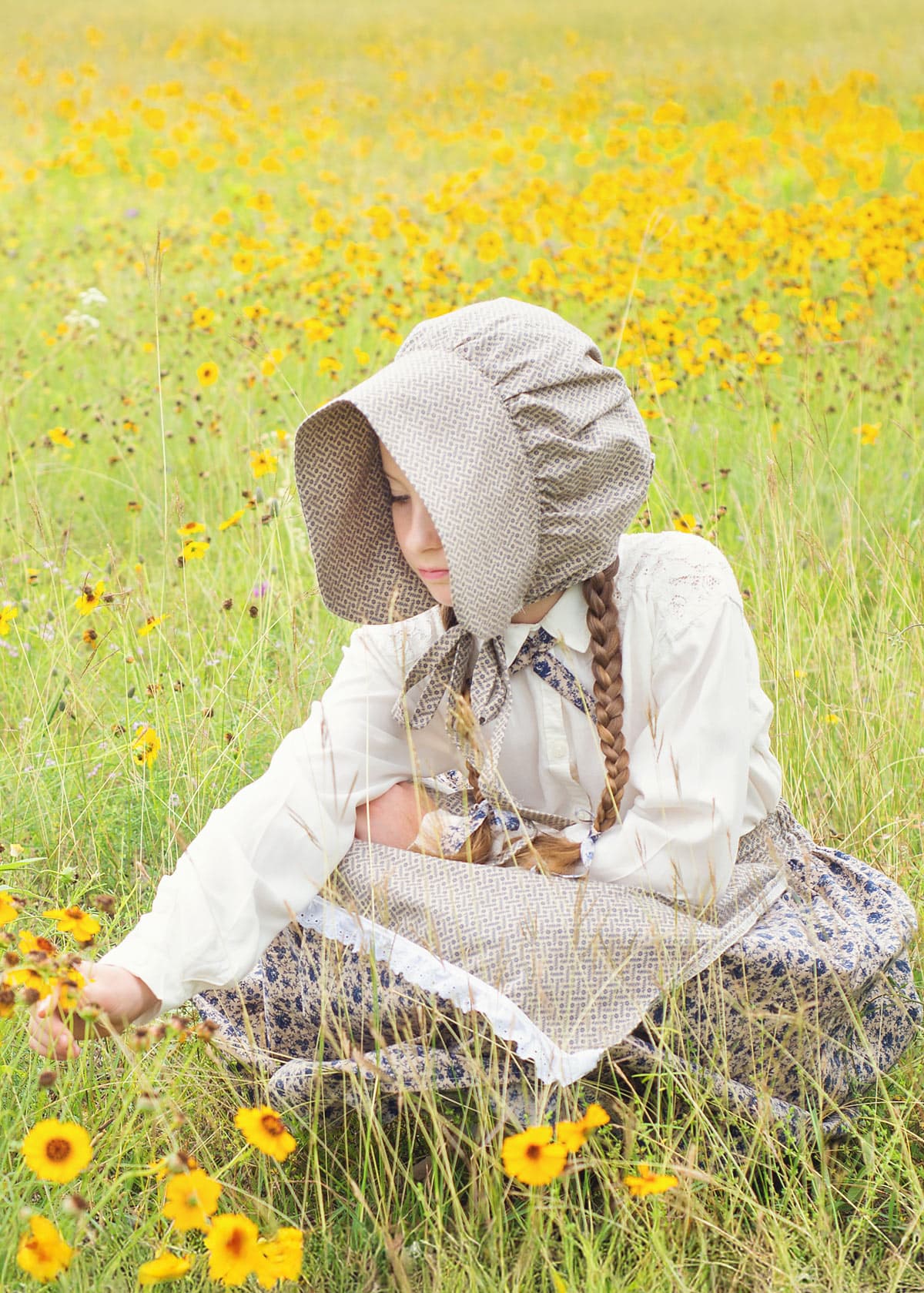 little house on the prairie pioneer bonnet pattern