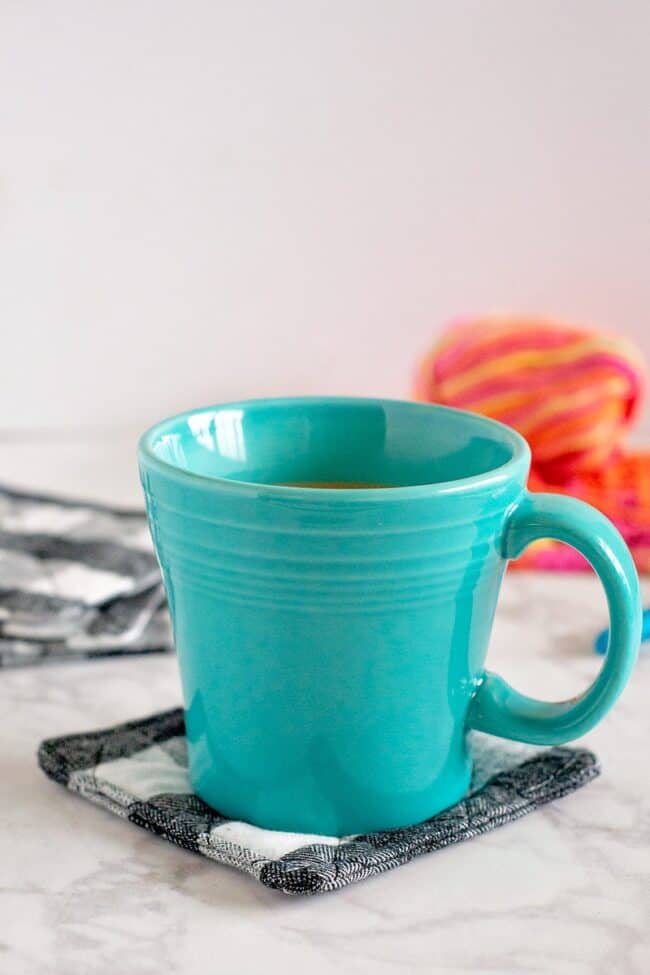 How to Make Quilted Mug Rugs (using prequilted fabric) Scattered