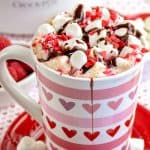 Raspberry Hot Cocoa in the slow cooker
