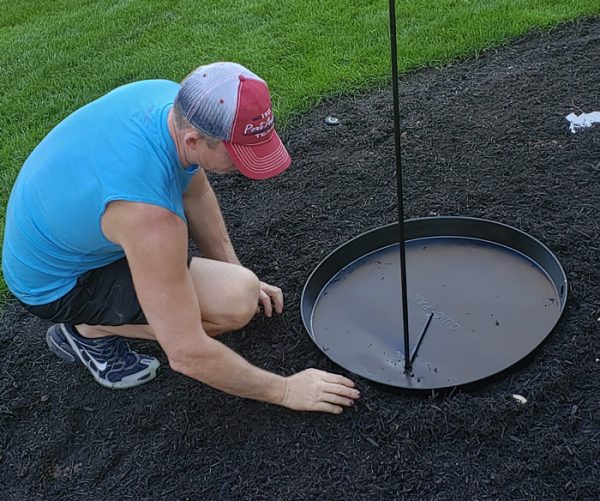 Make a Bird Seed Catcher for your Bird Feeder & Keep the Area Weed Free