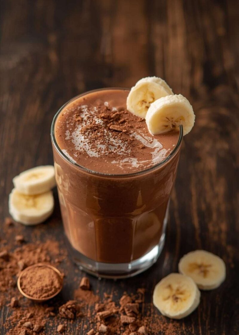 Chocolate Banana Lite Smoothie (168 calories)