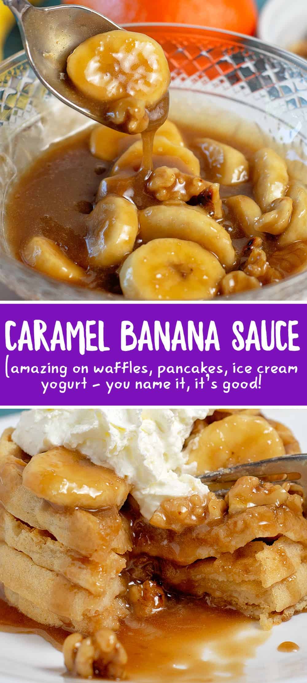 Delicious Caramel Banana Sauce Recipe Scattered Thoughts of a Crafty