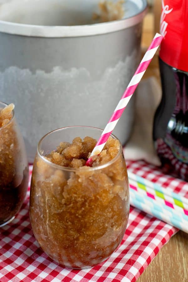 How to make a Frozen Coke Slushie Scattered Thoughts of a Crafty Mom