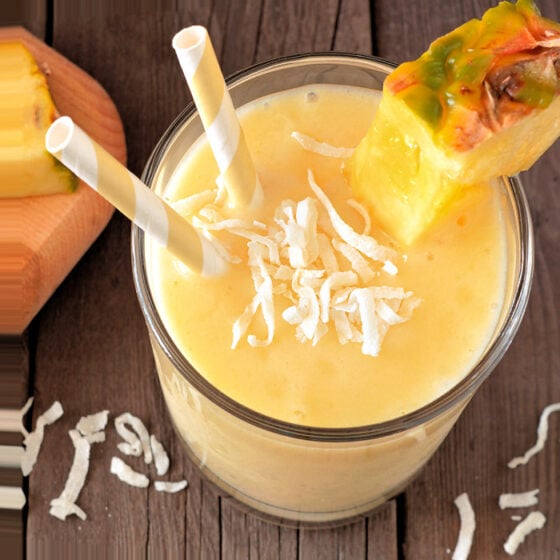 Pineapple Coconut Smoothie (116 calories)