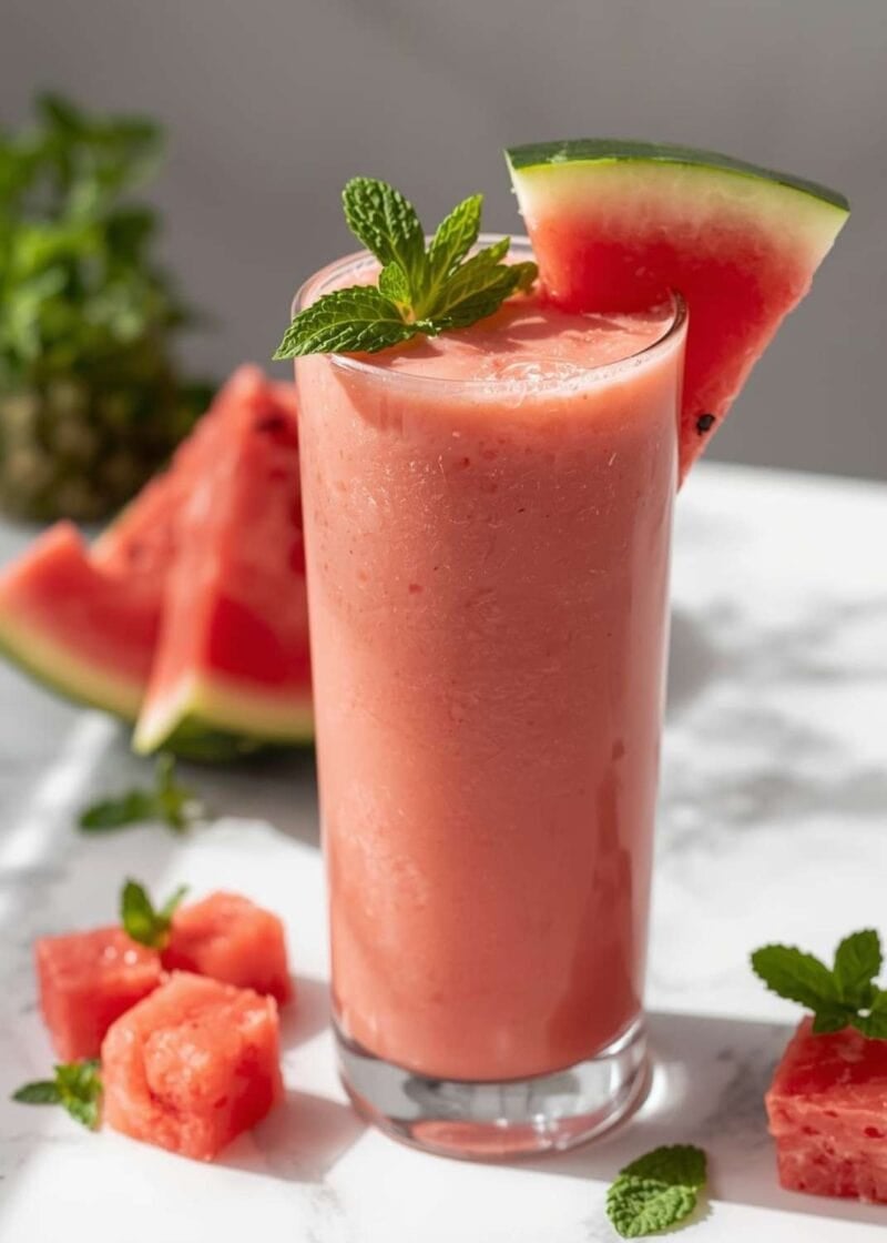 Watermelon Mint Smoothie (98 calories)