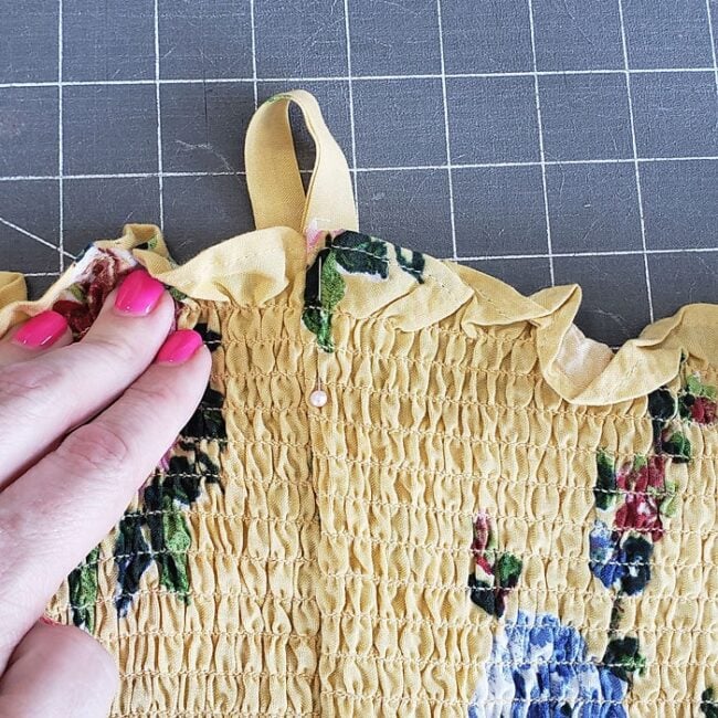 Make a No Pattern Sundress with Pre Shirred Fabric Scattered Thoughts