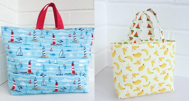 18 Free Tote Bag Patterns You Can Sew Today - Scattered Thoughts of a ...