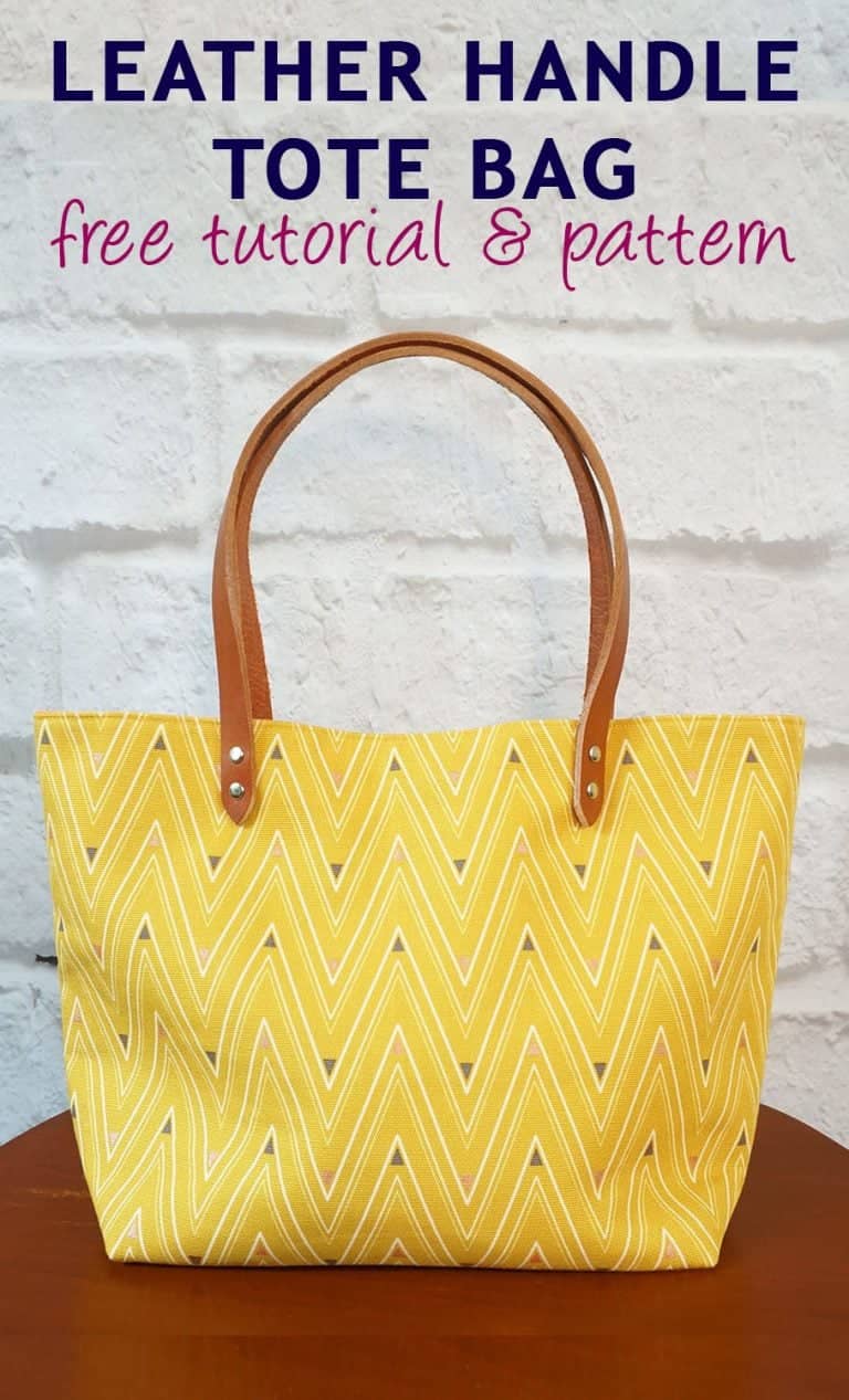 18 Free Tote Bag Patterns You Can Sew Today Scattered Thoughts of a