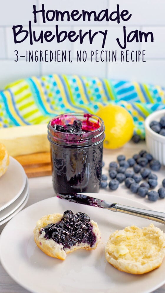How to Make Blueberry Jam (no pectin recipe) Scattered Thoughts of a