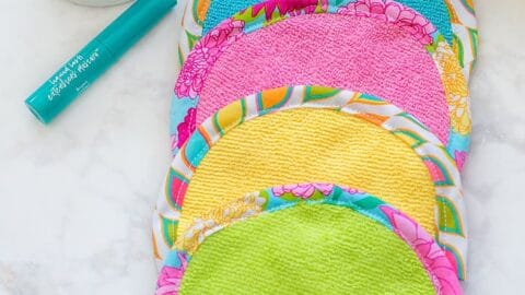 Reusable makeup remover wipes