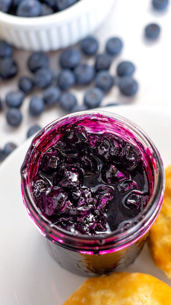 How to Make Blueberry Jam (no pectin recipe) Scattered Thoughts of a