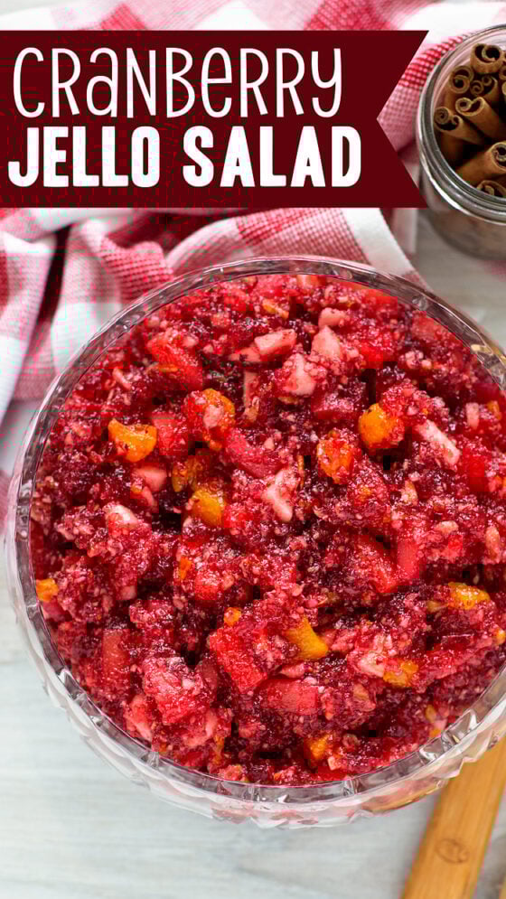 AMAZING Cranberry Jello Salad Recipe The perfect Holiday Side Dish