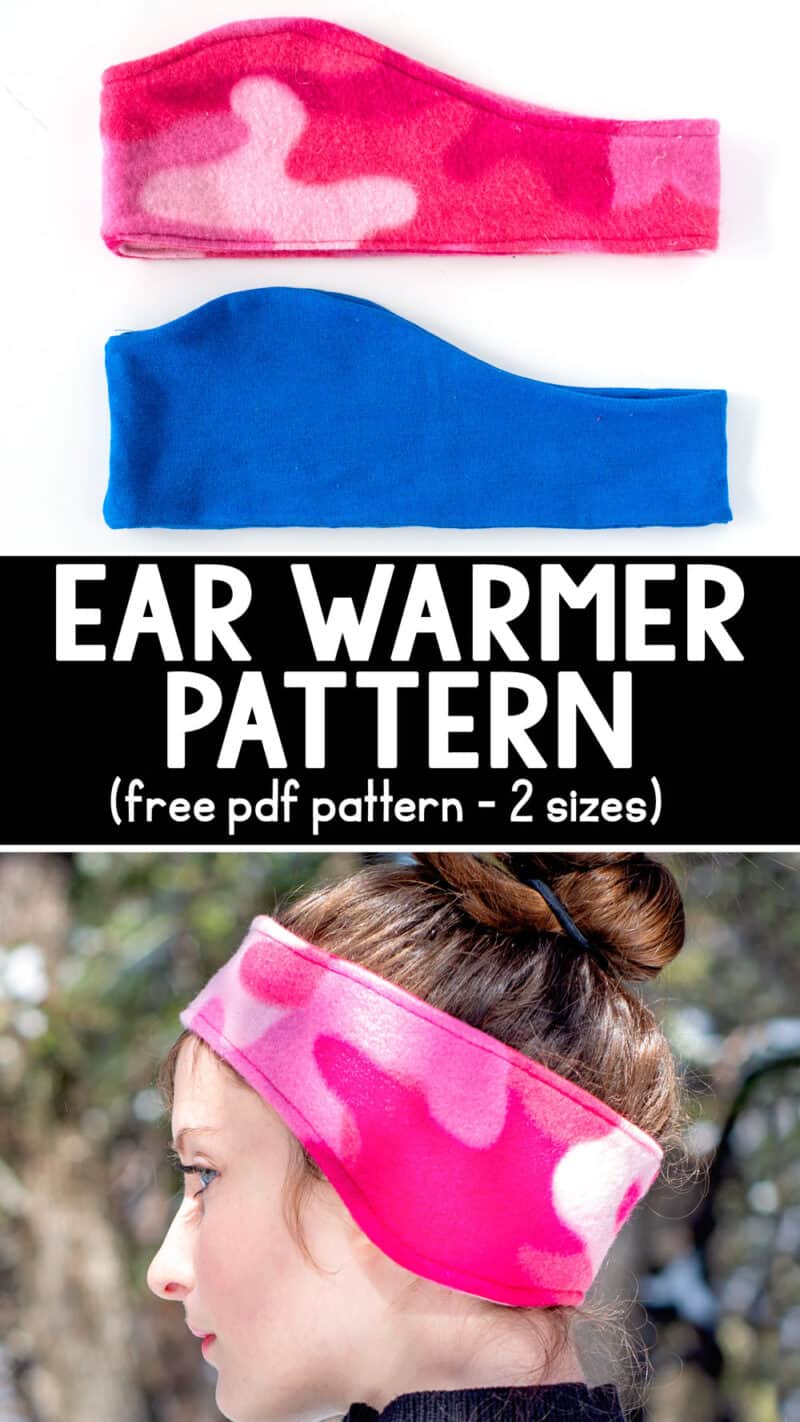 Free Ear Warmer Pattern - 2 sizes, make in minutes!