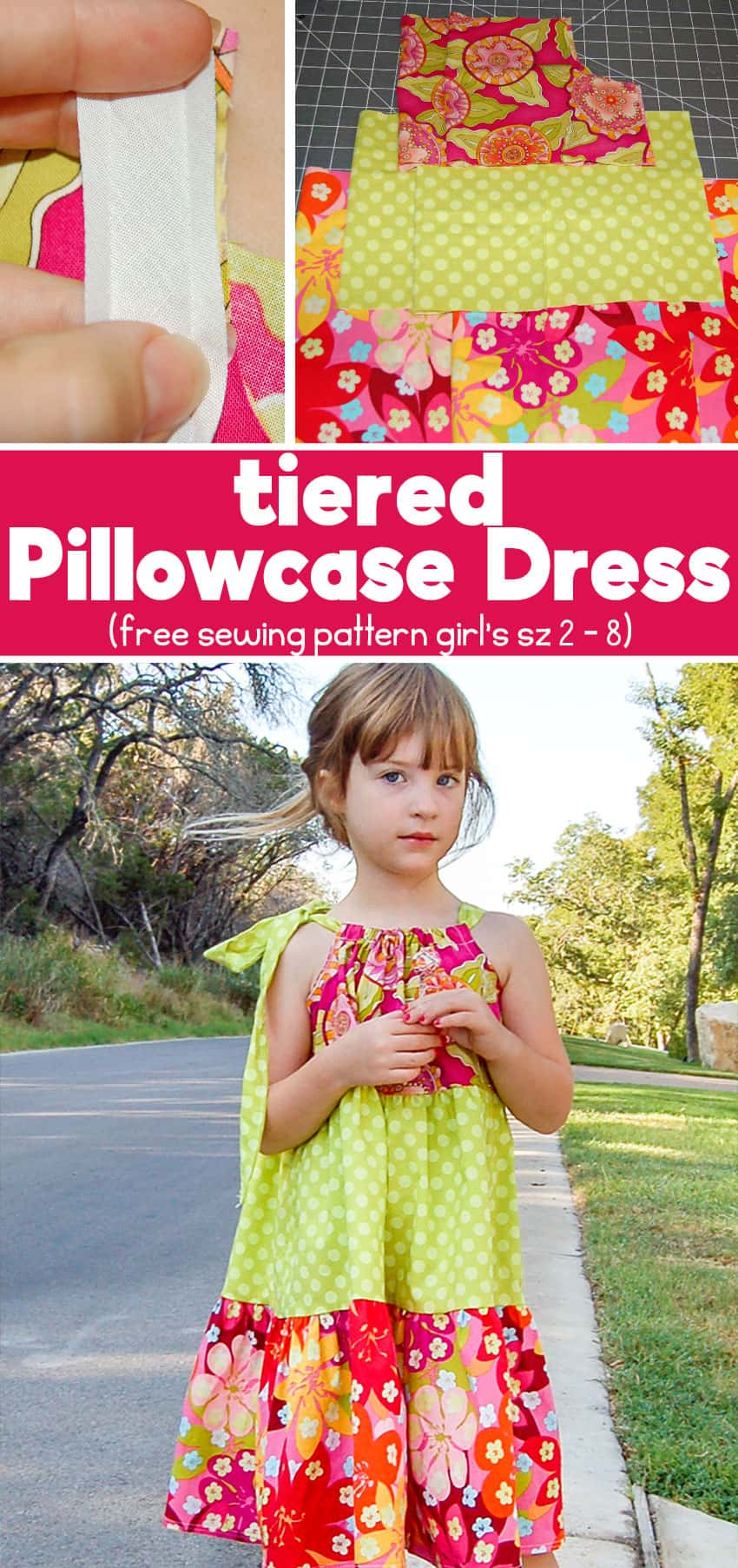 How to Sew a Tiered Pillowcase Dress (includes free bodice pattern) Scattered Thoughts of a