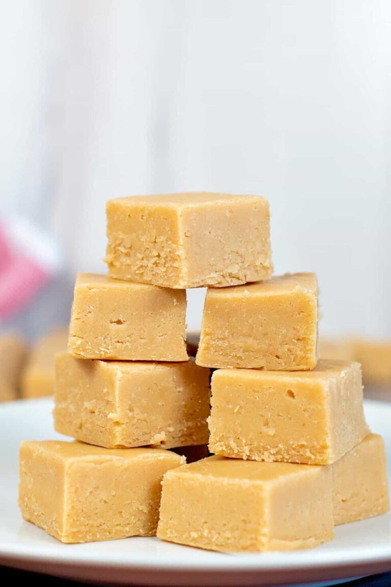 BEST Peanut Butter Fudge Recipe with Sweetened Condensed Milk