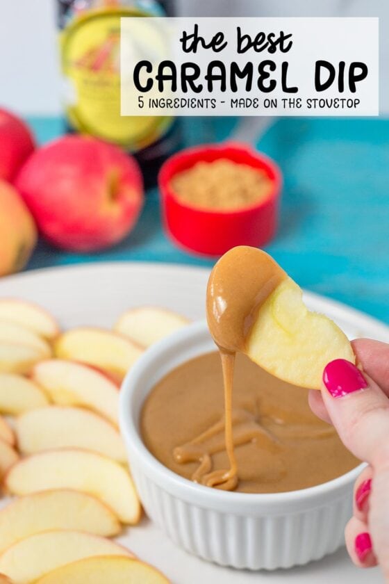 Easy Caramel Dip with Sweetened Condensed Milk