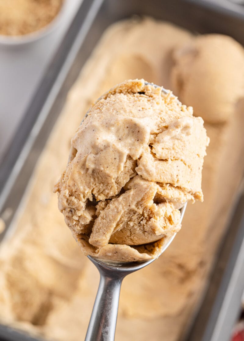 No Churn Pumpkin Ice Cream (or in the ice cream maker)