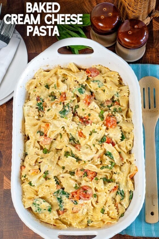 Amazing Baked Cream Cheese Pasta Recipe