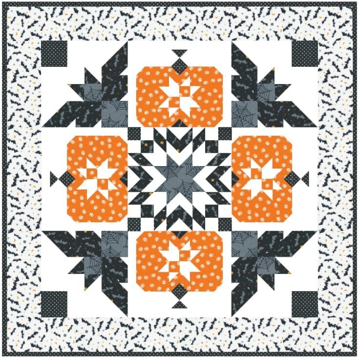 Image for Bats and Boos - Free Halloween Quilt Patterns