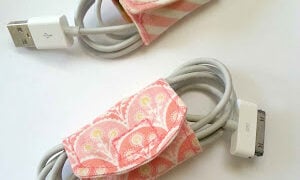 Image for DIY Cord Keeper From Fabric Scraps