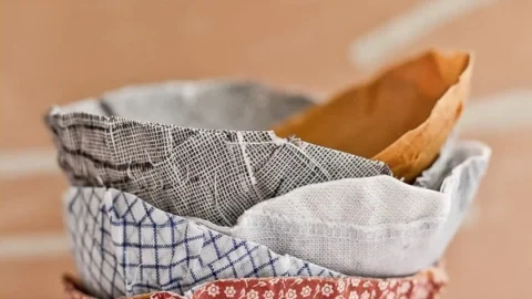 scrap fabric bowls