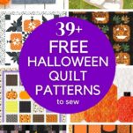 39+ Free Halloween Quilt Patterns to Get You in the Spooky Spirit