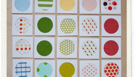 Image for fabric scrap memory game