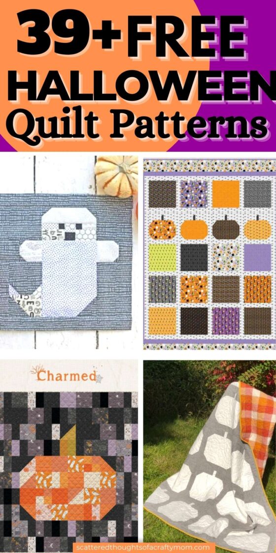 39+ Free Halloween Quilt Patterns to Get You in the Spooky Spirit