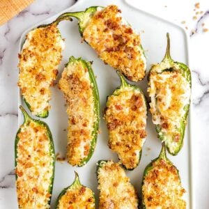 air fryer jalapeno poppers - square