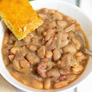 slow cooker pinto beans and ham recipe