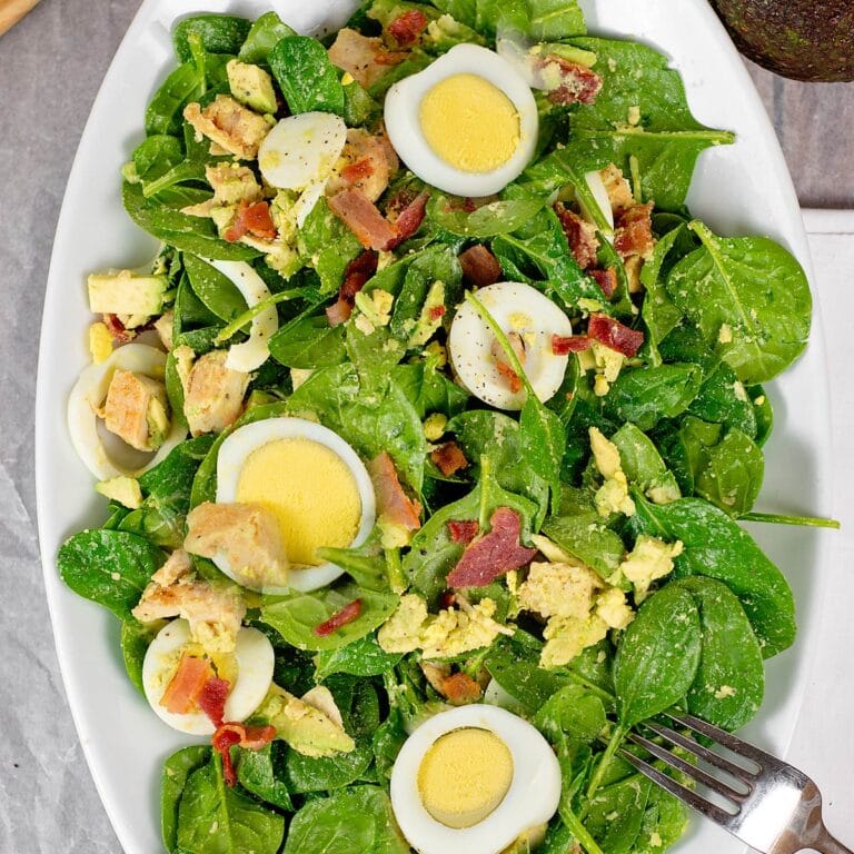 keto spinach salad