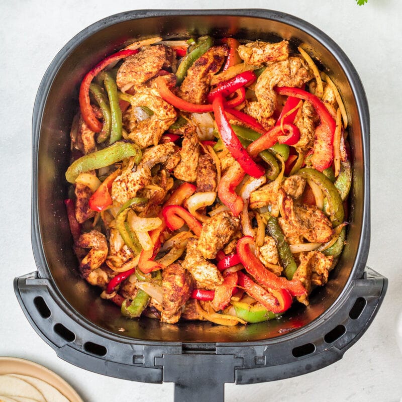 Air Fryer Chicken Fajitas 20 minute recipe