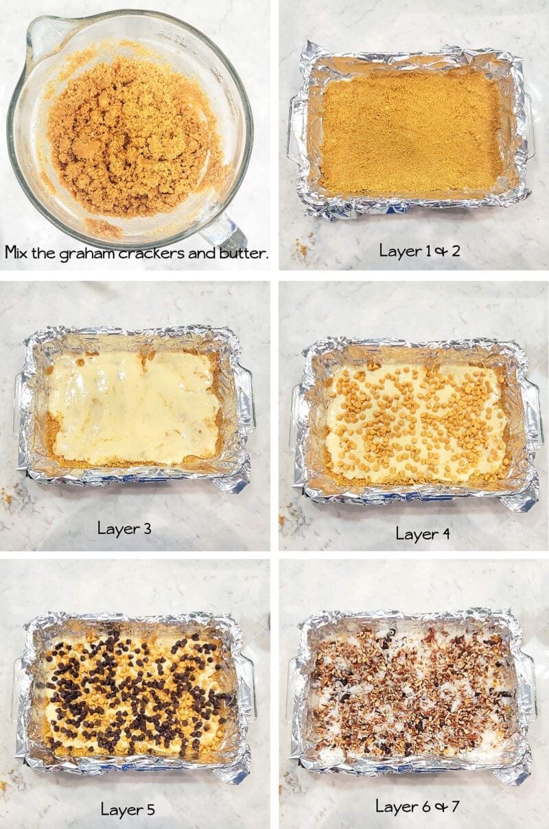 7 Layer Magic Cookie Bars Scattered Thoughts of a Crafty Mom by Jamie