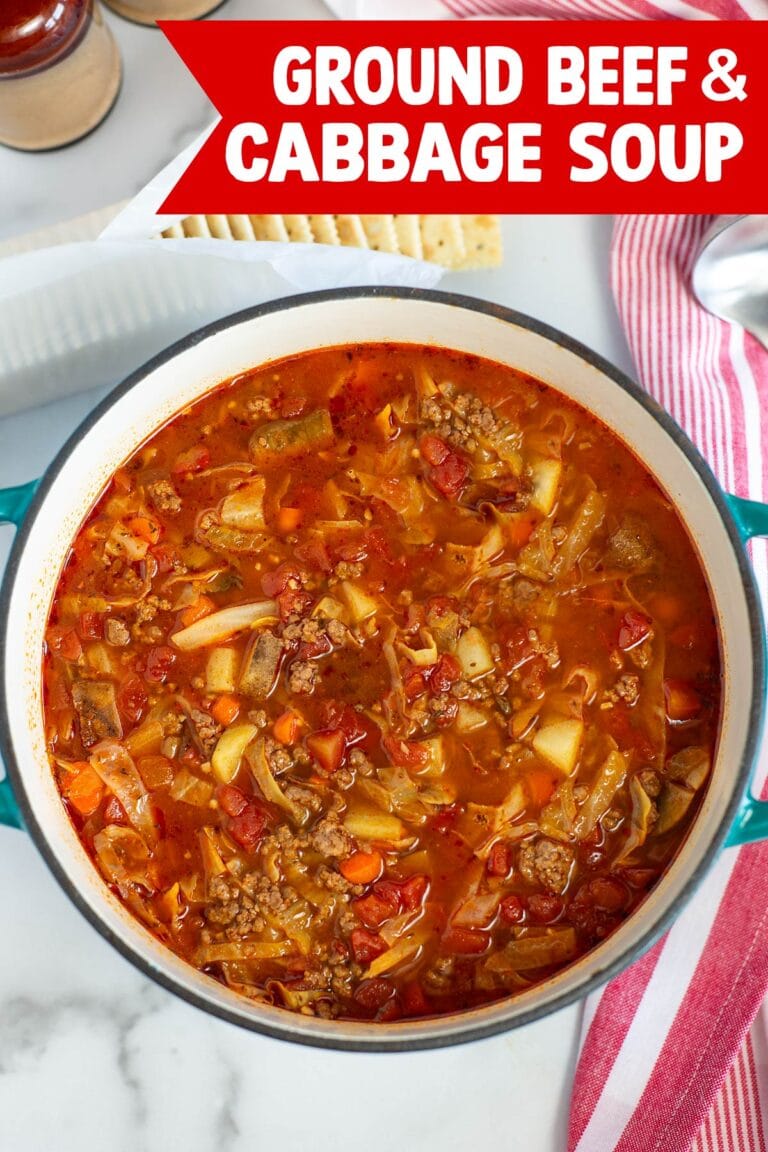 Ground Beef and Cabbage Soup A Delicious Twist on a Classic Recipe
