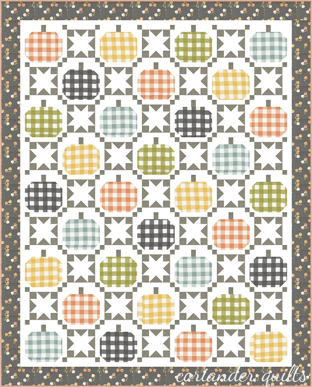 Autumnal halloween quilt