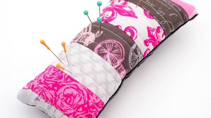 quilt-as-you-go pincushion