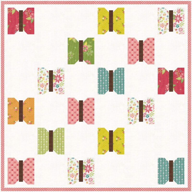 Flutter into Spring With This Free Butterfly Quilt Block - Scattered ...