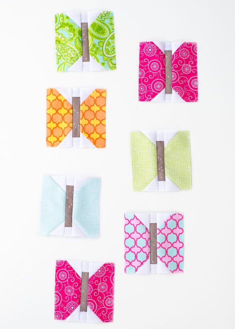 Flutter into Spring With This Free Butterfly Quilt Block - Scattered ...