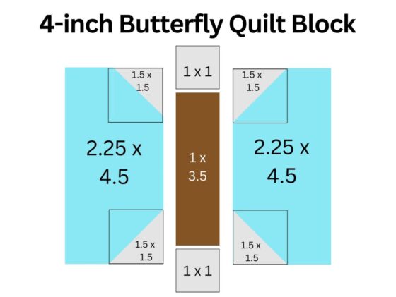 Flutter into Spring With This Free Butterfly Quilt Block - Scattered ...