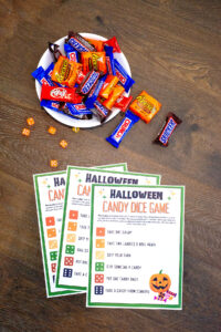 Free Printable Halloween Candy Dice Game for Kids - Scattered Thoughts ...