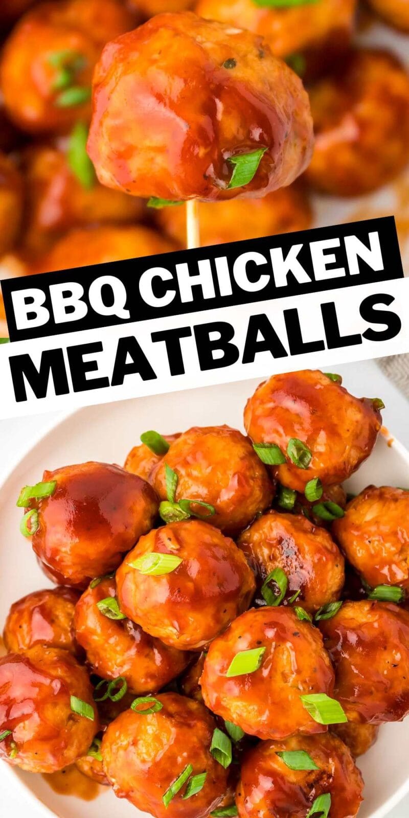 BBQ chicken meatballs