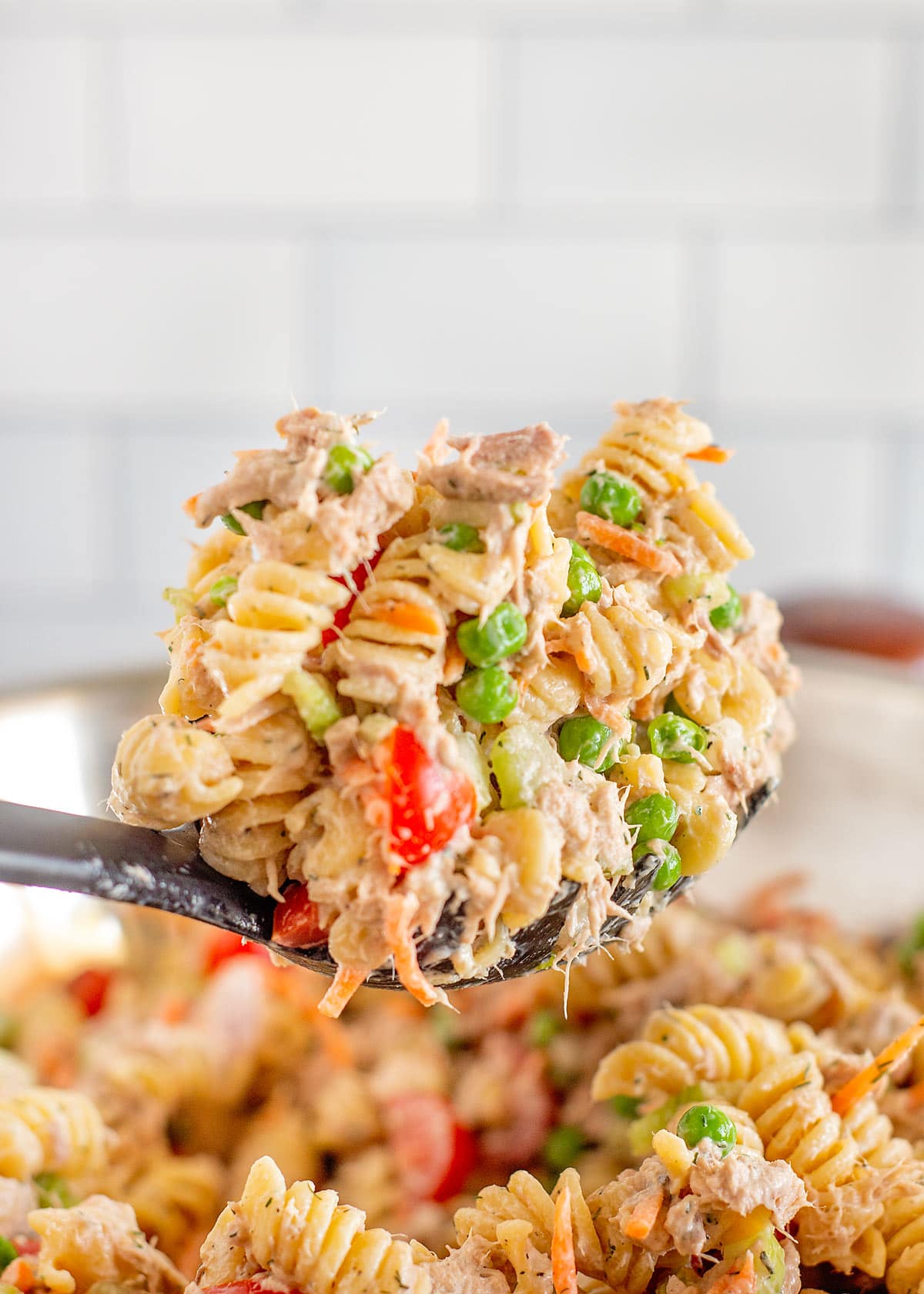 healthy tuna pasta salad