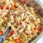 healthy tuna pasta salad