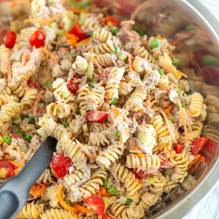 healthy tuna pasta salad