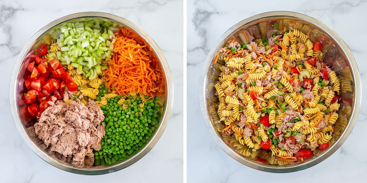 how to make a healthy tuna pasta salad