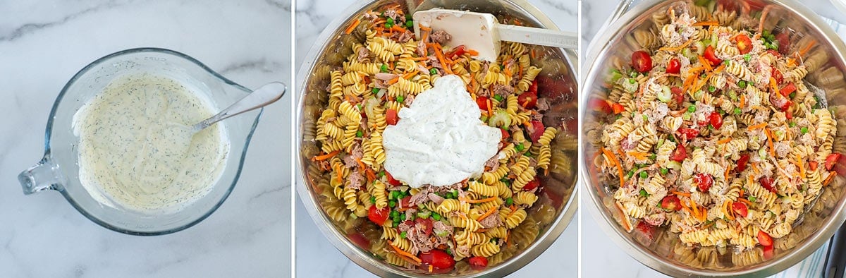 how to make a healthy tuna pasta salad